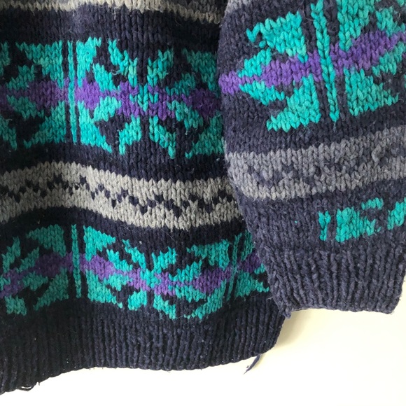 Vintage Knit Fisherman Oversized Sweater Onesize - Picture 5 of 8